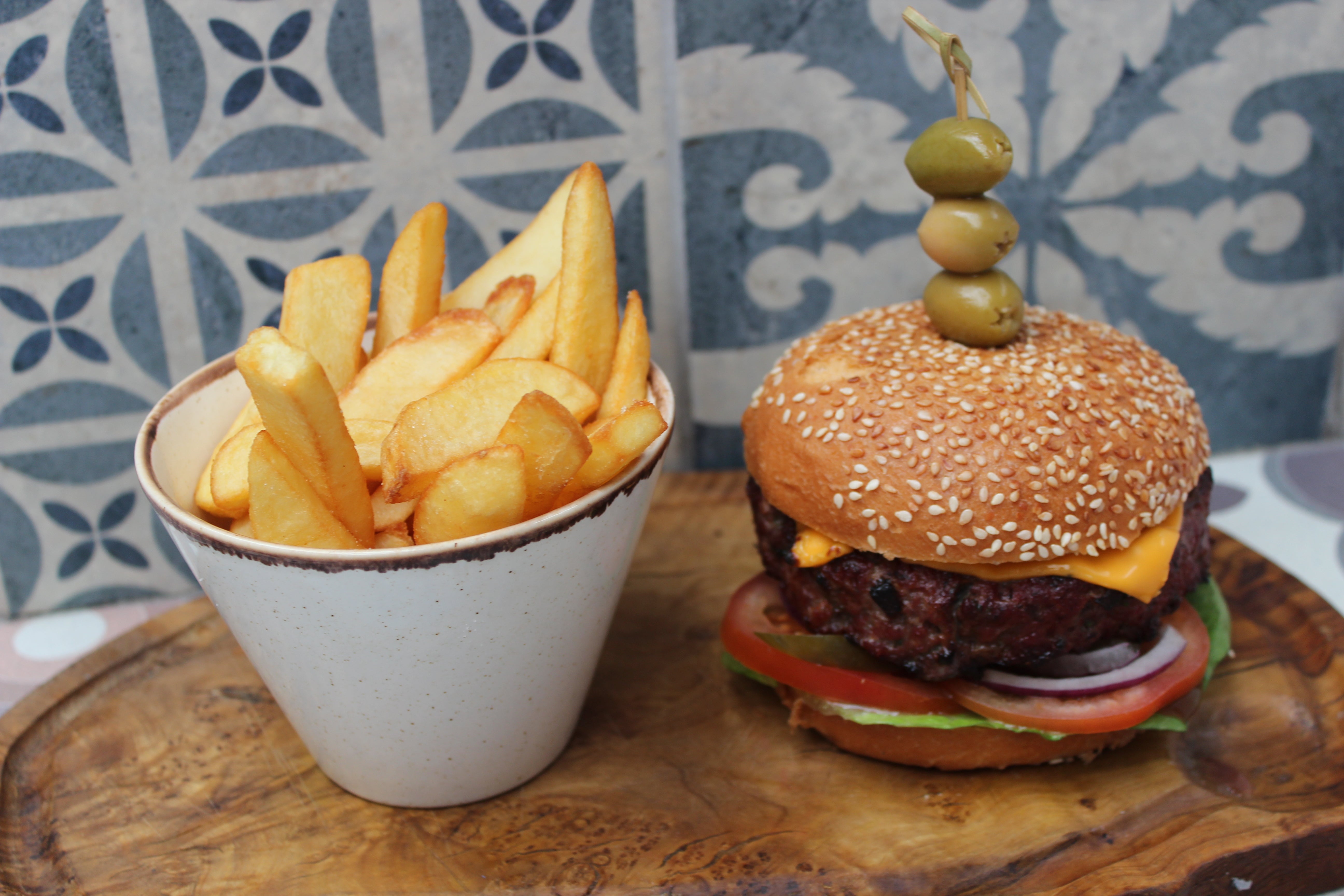 Homemade Lamb Burger