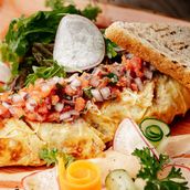 Shafran branded omelet