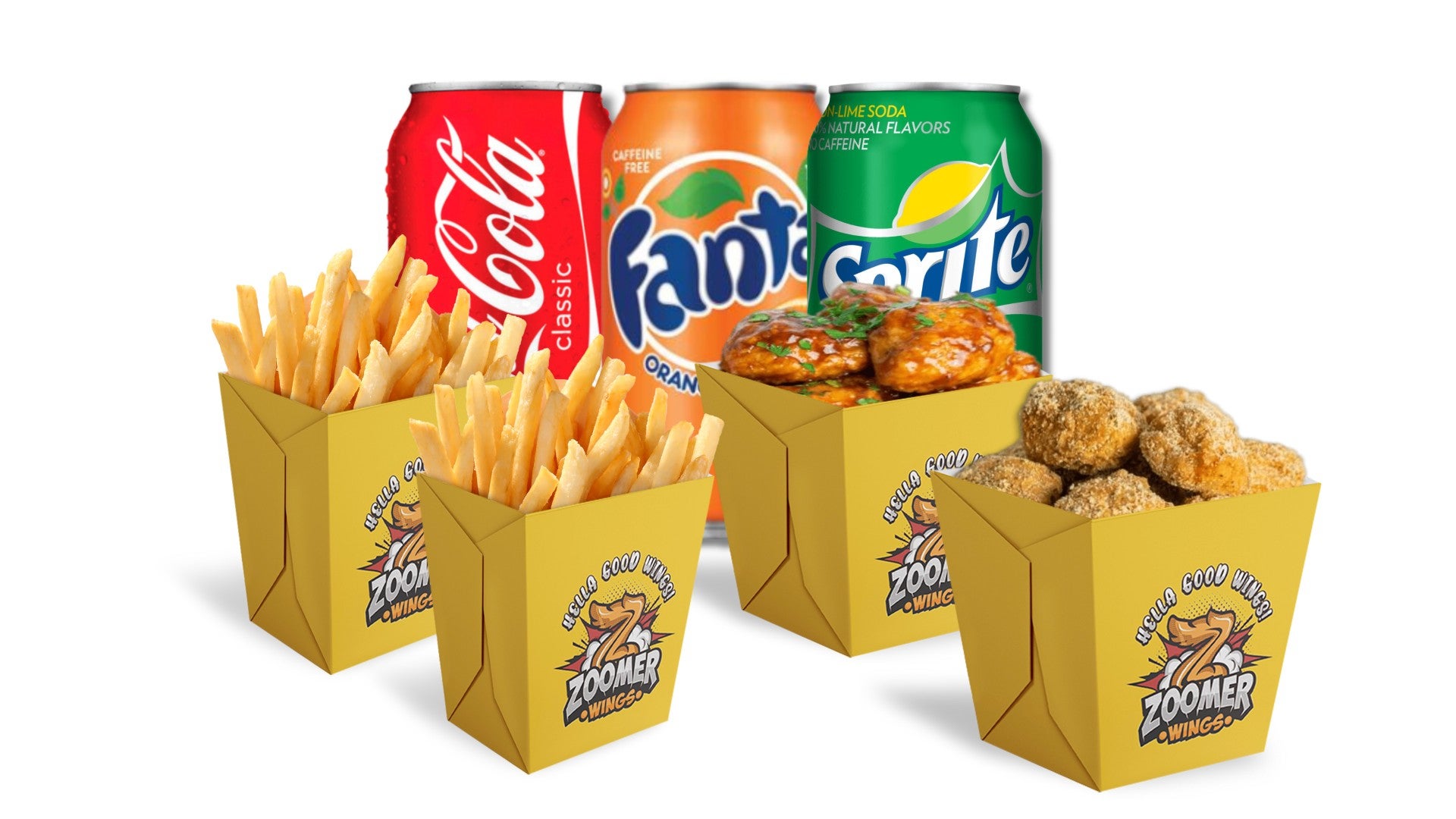 Boneless Wings Meal for 2