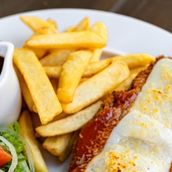 Chicken Parmi (Dairy, Gluten)