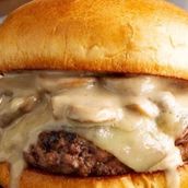 Swiss Mushroom Burger Beef 2 Pcs