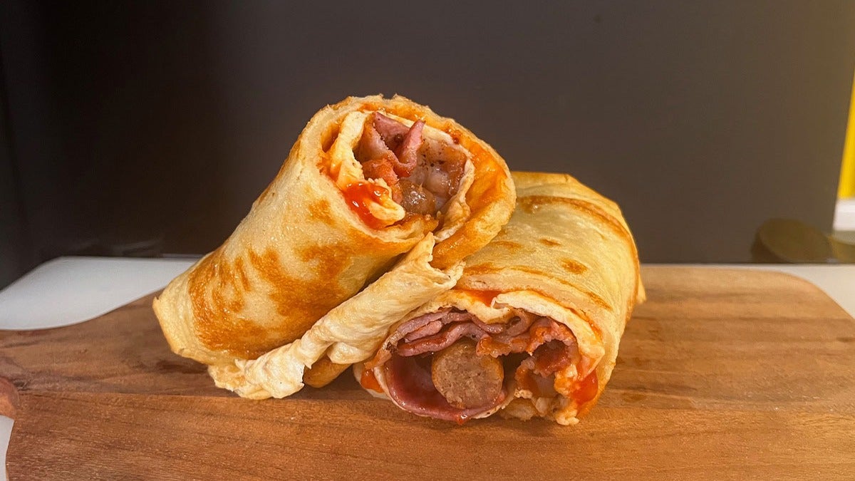 Yorkshire Pudding Breakfast Wrap