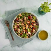 Lentil and Salmon bowl