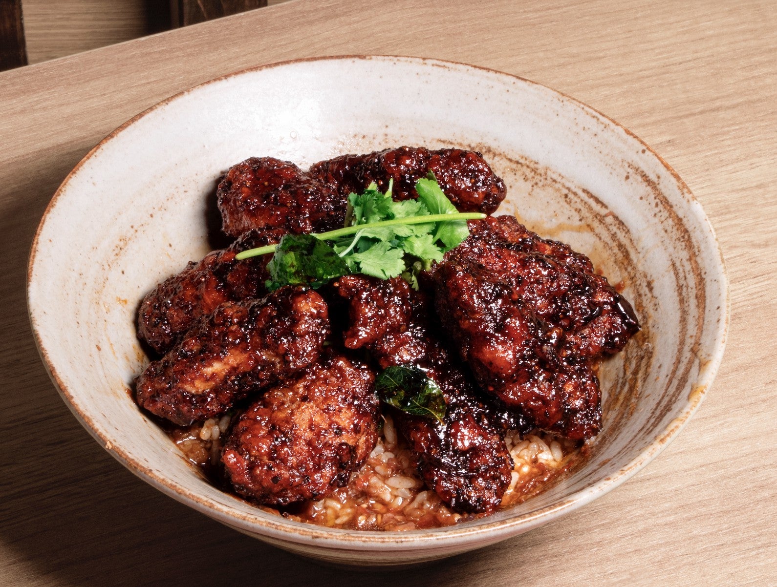 Black Pepper Chicken Wings Rice黑珍珠胡椒鸡翅饭
