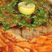 Liver pasta casserole
