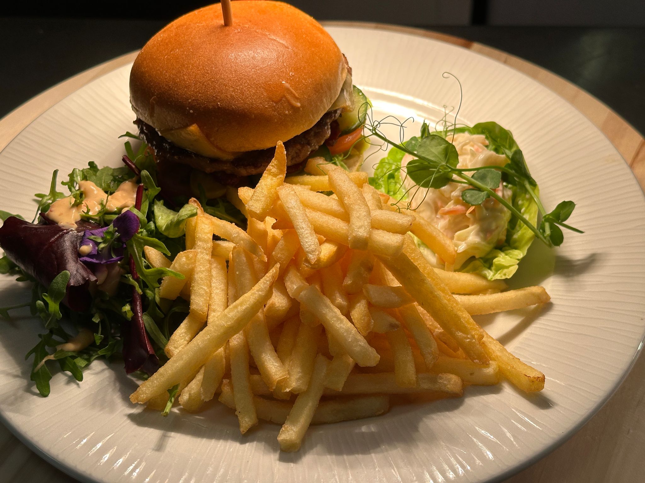 Classic beef burger
