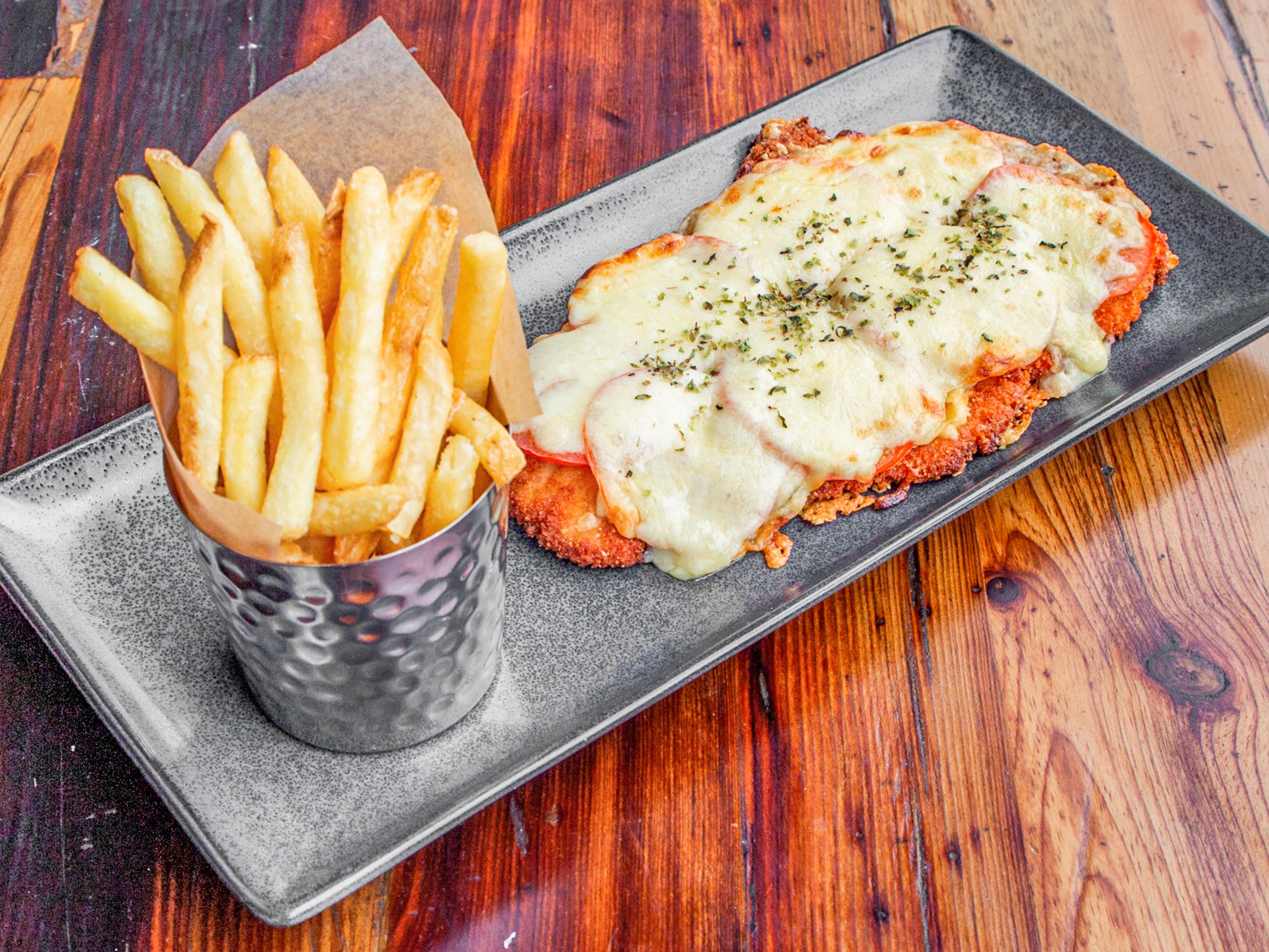 Chicken Milanesa Napolitana