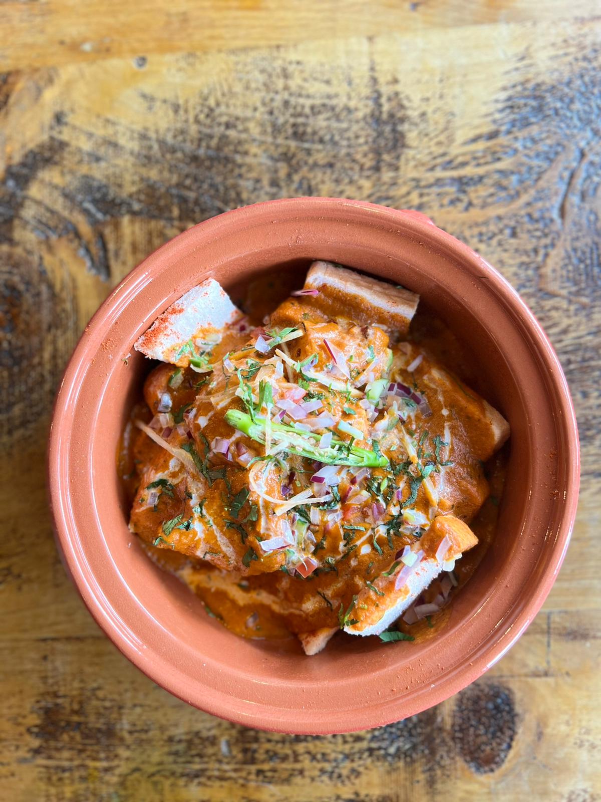 Chicken Tikka Masala Bunny Chow