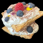 Mille Foglie, french chantilly and berries.