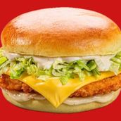 CHEESY CHICKEN BURGER