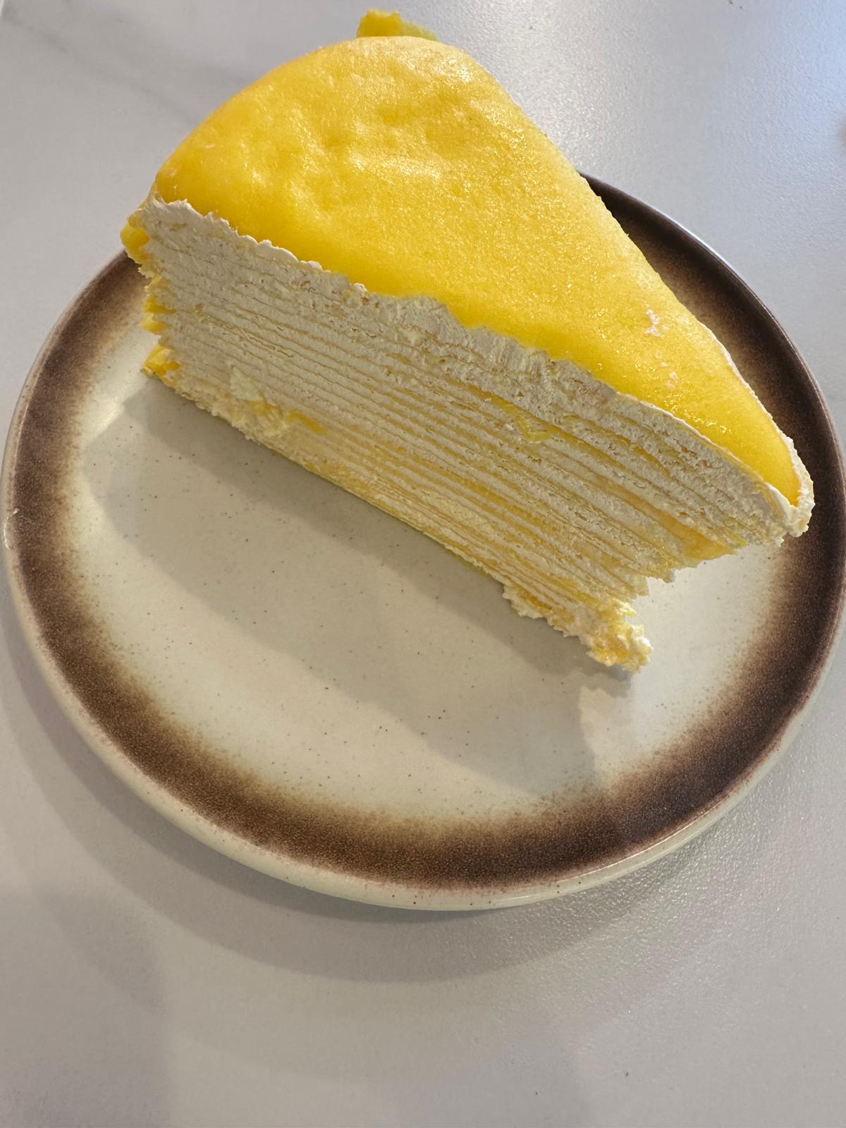 Mango crepe cake