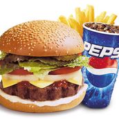 Hamburger Meat With Cheese Meal