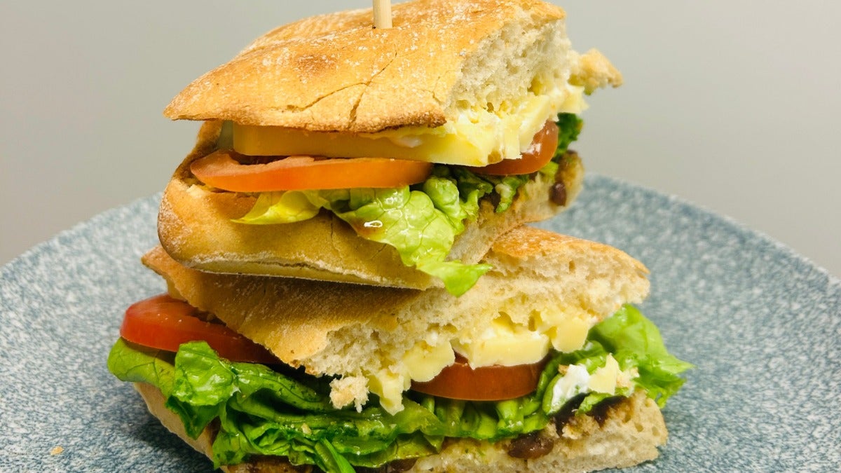 Cheddar Ploughmans Ciabatta