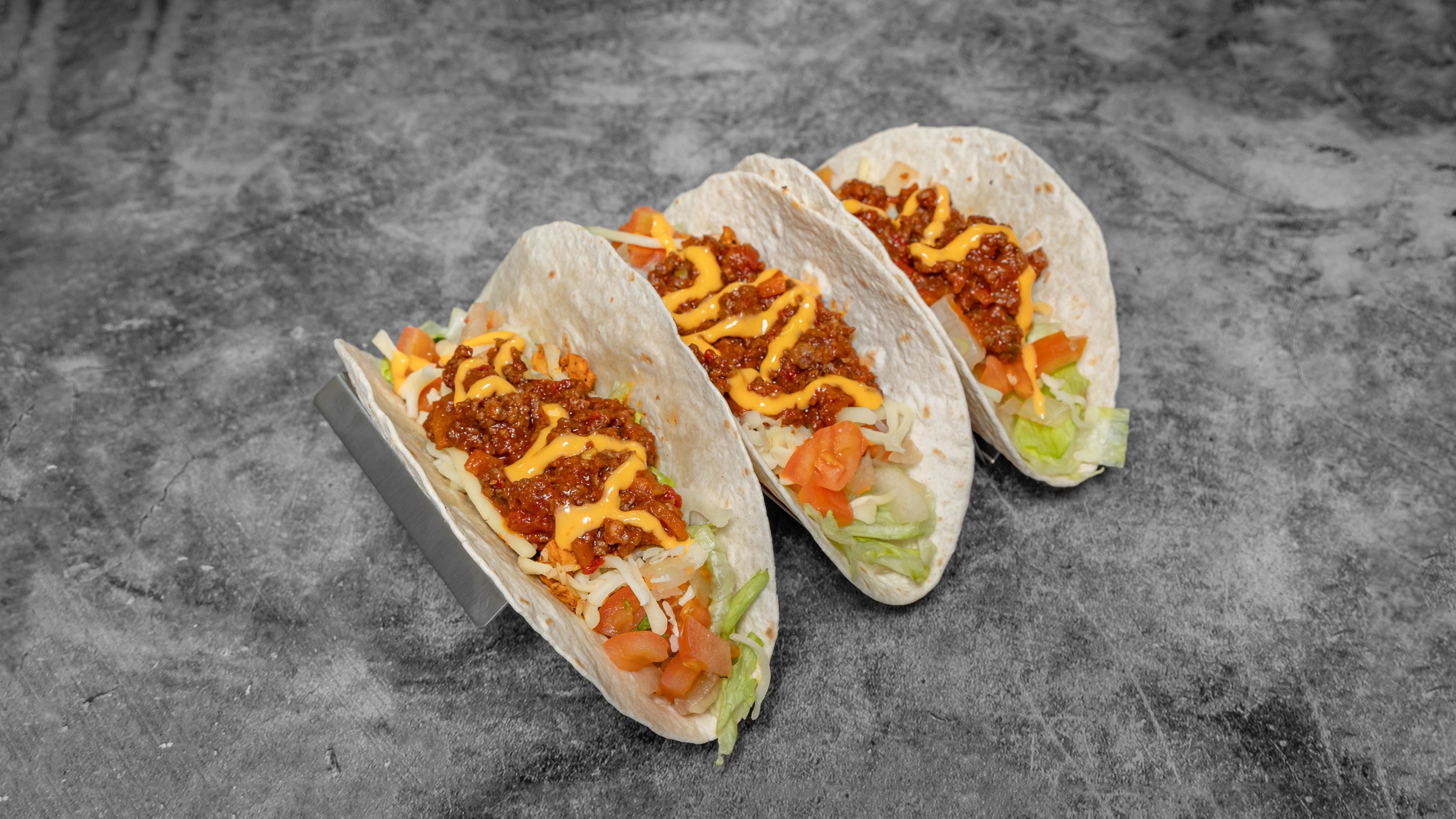Soft Shell Beef and Cheese Taco