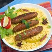 Mutton Kebab Biryani