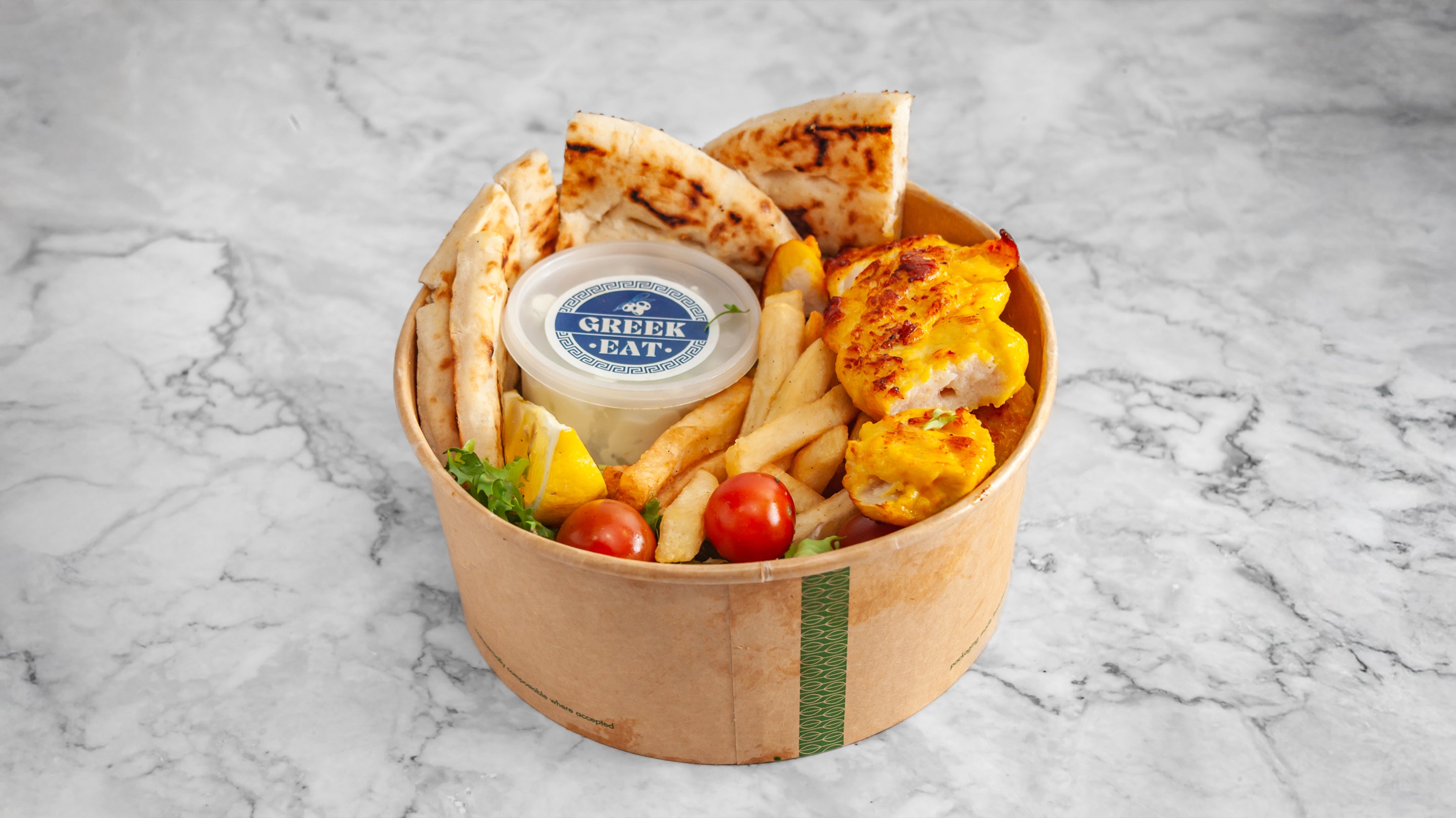 Chicken Souvlaki Box "The Gladiator"