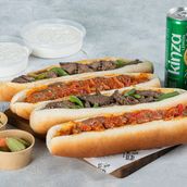 Four Sandwiches + Two Soft Drink + Two Rice Pudding Combo