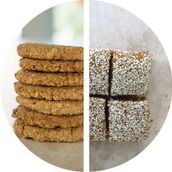 Peanut Butter And Oats Cookies Sfouf Cake