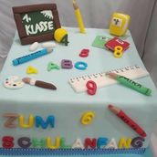 Welcome School Cake