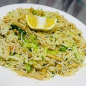 Chicken Mushroom with Salad
