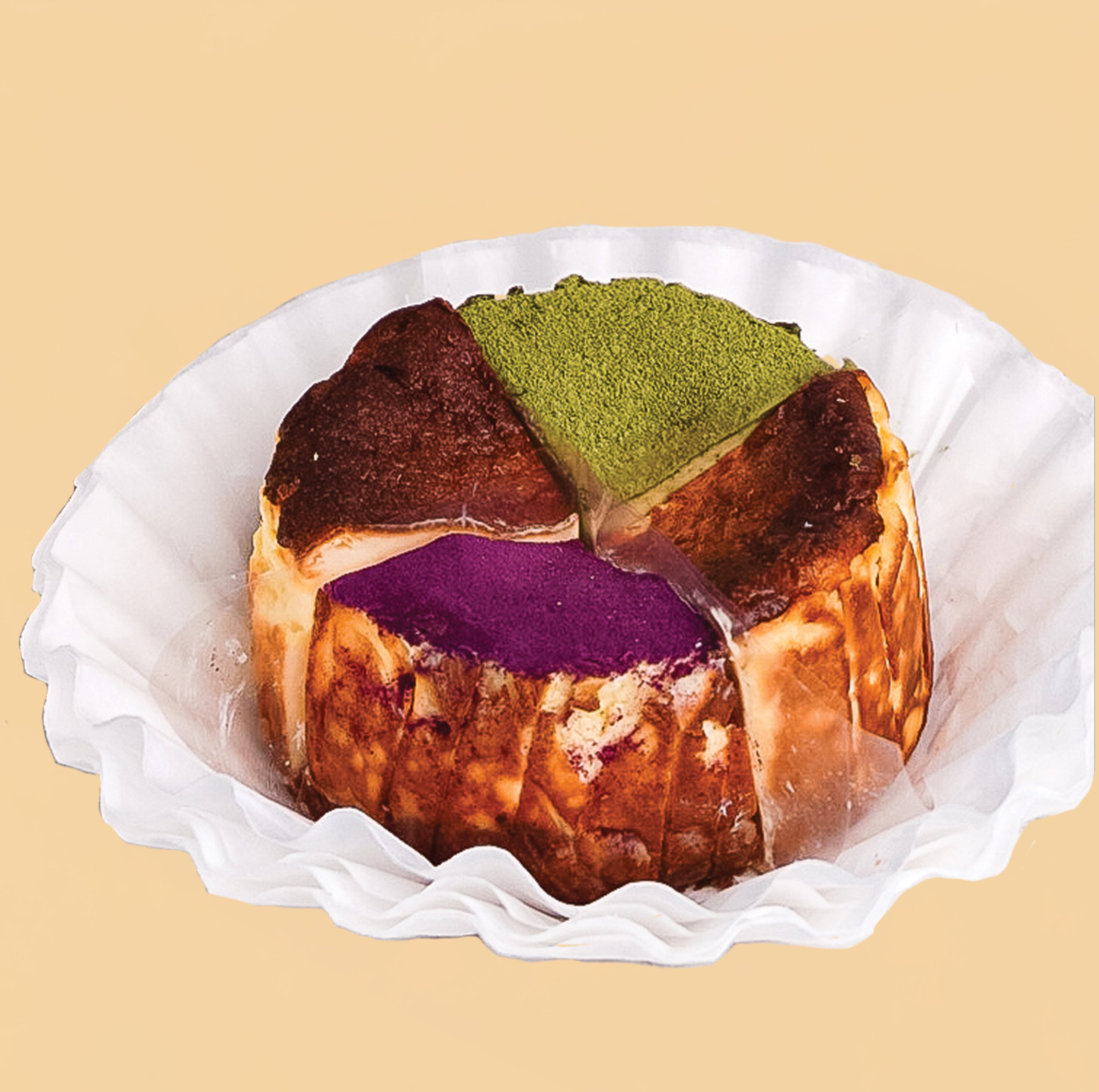 4 in 1 Luxury Basque Cheese-cake（ 终极4拼巴斯克）