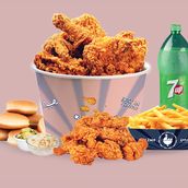 18 Pcs Broasted Chicken And 10 Pcs Tenders 