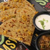 Chicken Keema Paratha