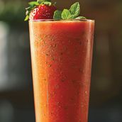 fresh strawberry juice