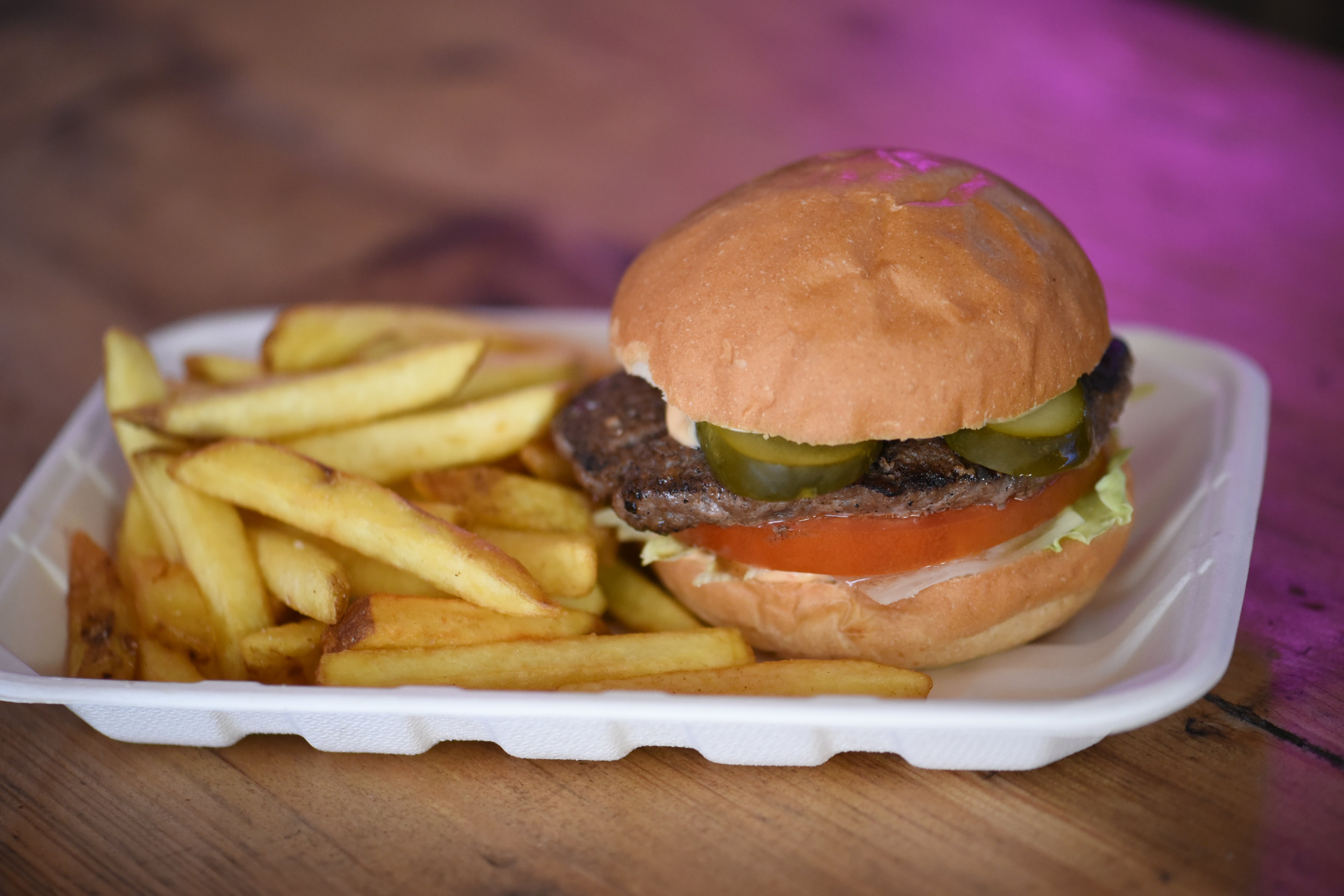 Bandit Burger and fries deal
