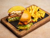 Chef Eyad Chicken burger