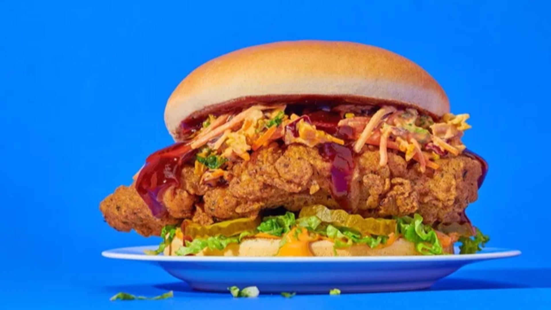 Korean BBQ Chicken Burger