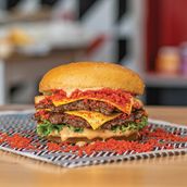 Candy Dynamite Beef Burger