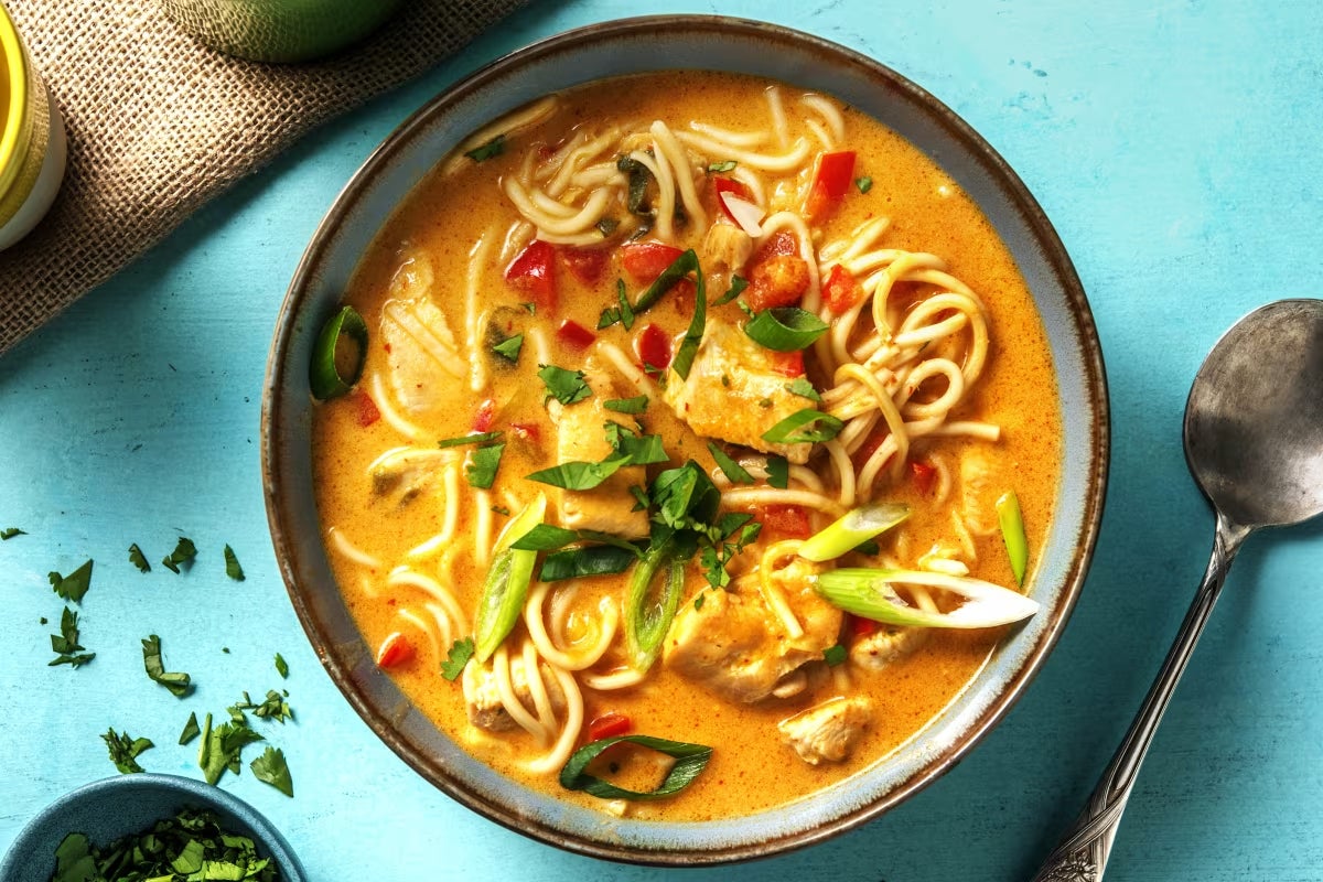 Malaysian Curry Laksa Seafood Ramen