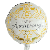 Happy Anniversary Foil Balloon