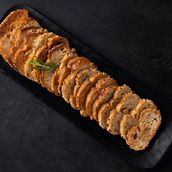 Crackers With Truffle Olive Dip