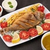 Bulti Fish Fry with Bread