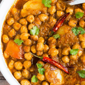 Potatoes With Chickpeas