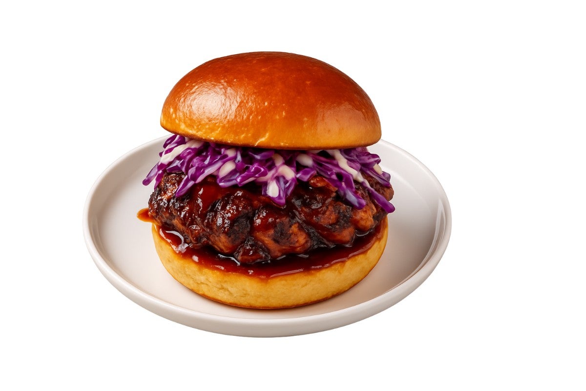 Jerk Chicken Burger with Fries