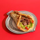 Cheesy Kebab Beef Naan 