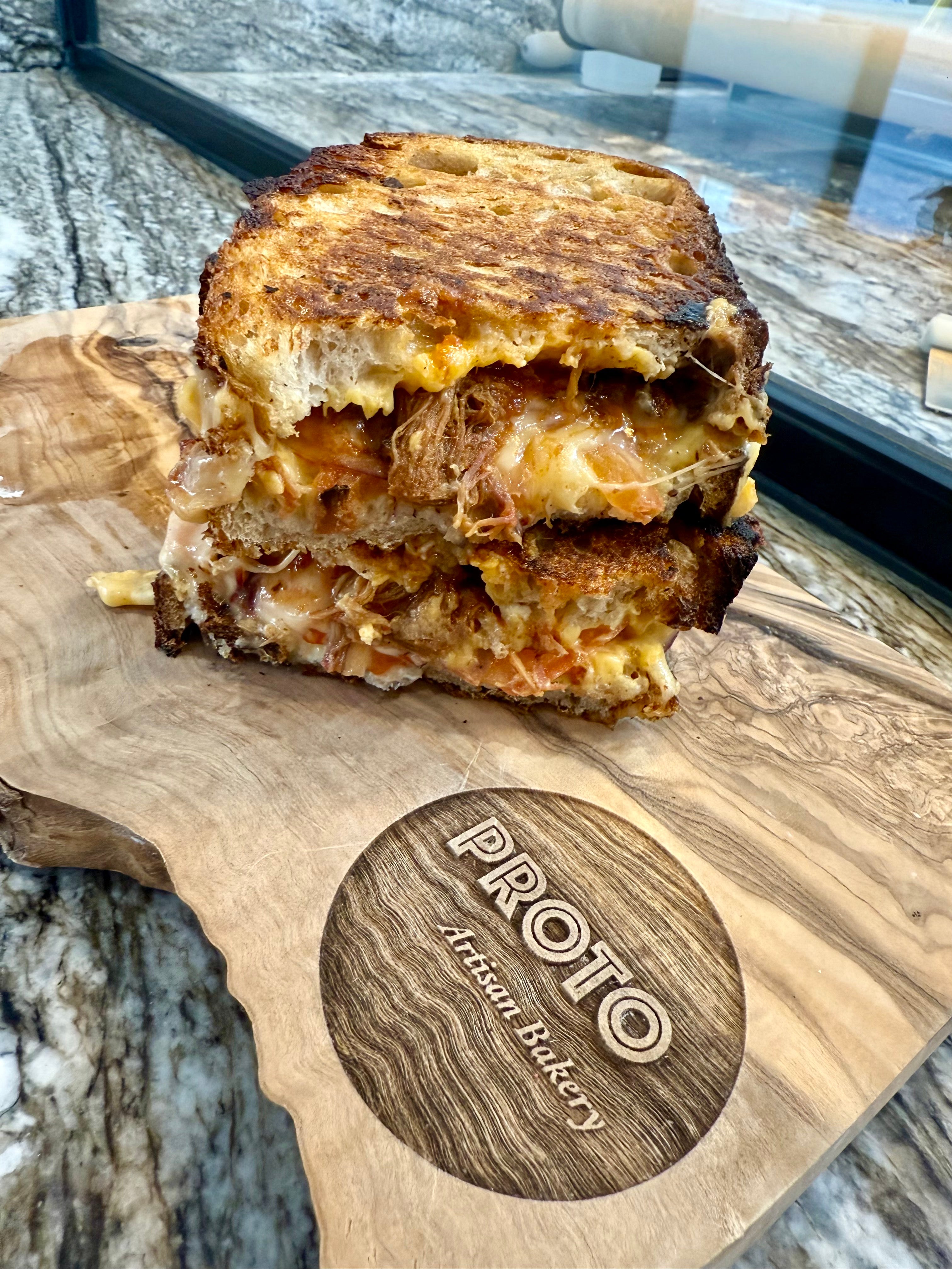 Spicy Nduja & Turkey Toastie