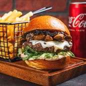 Mushroom & Mozzarella burger  Meal