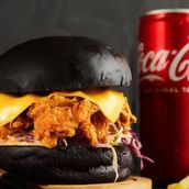 Shrimp Burger Meal