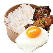 Chicken BBQ with rice