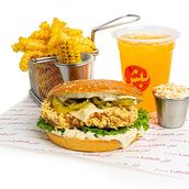 Truffle Chicken Burger Meal