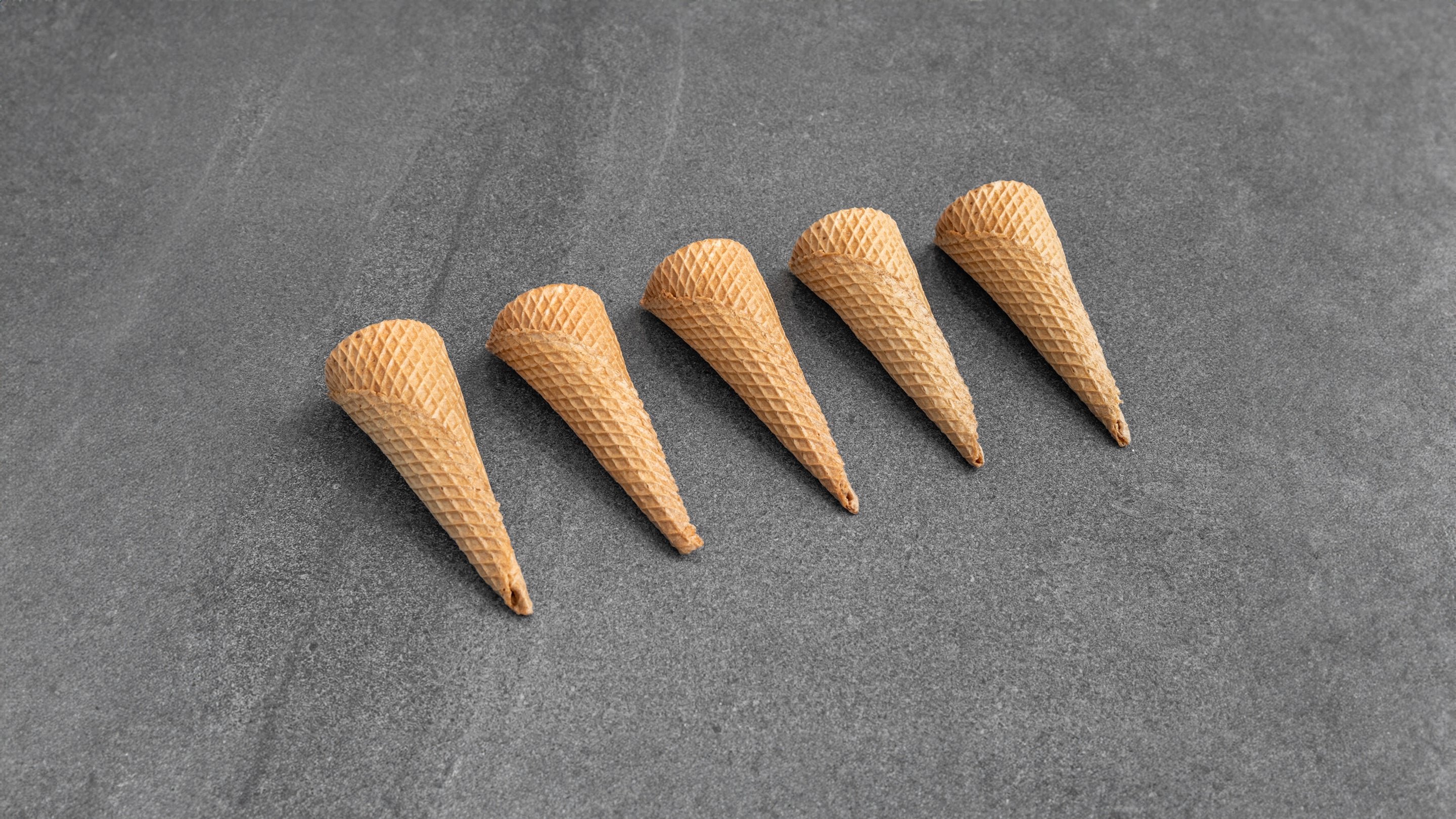 Ice Cream Waffle Cones - Hand Made (5 units)
