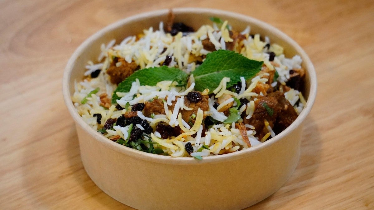 Berry Lamb Biryani