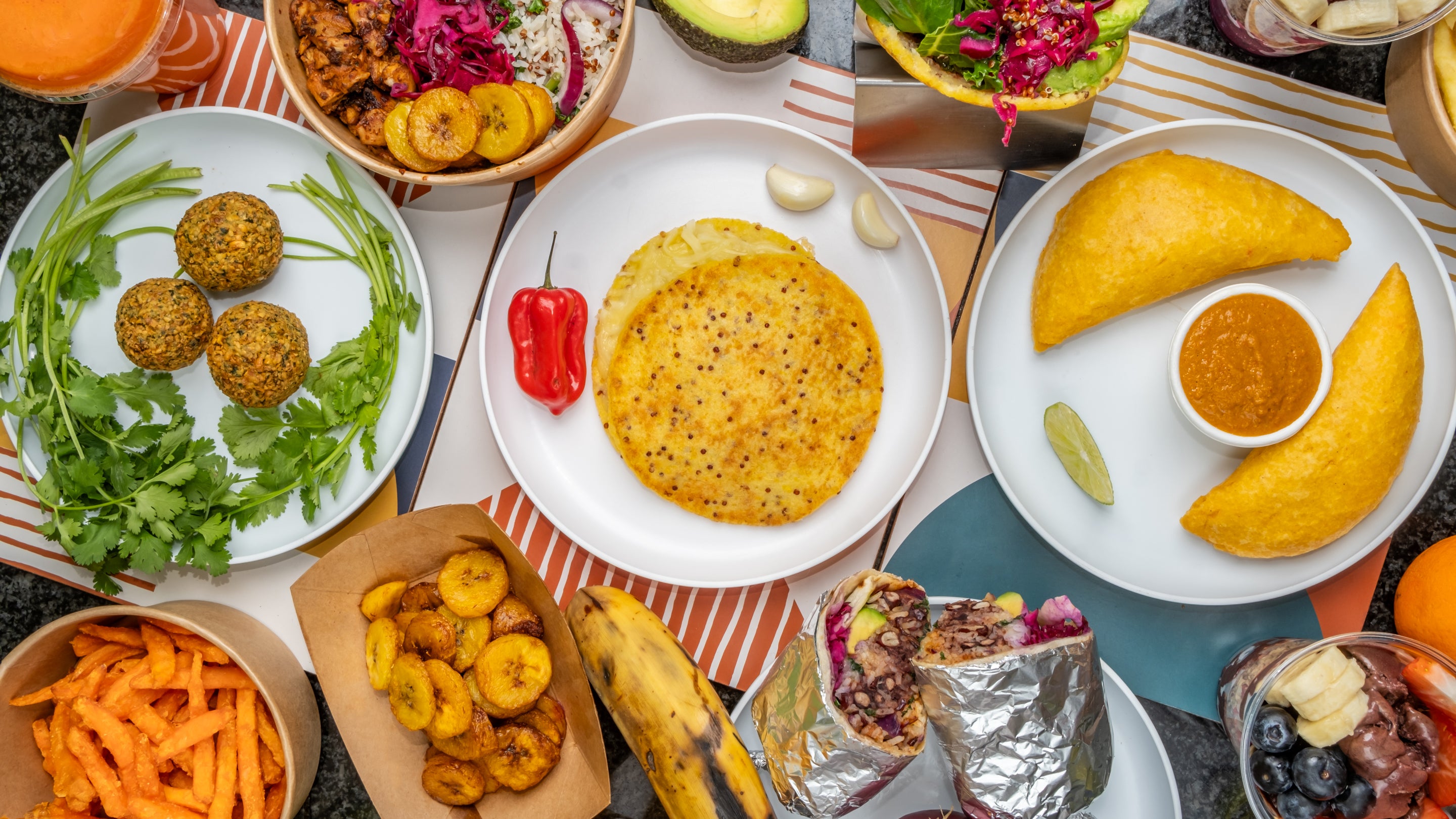 Quinoa Arepa Peruvian Street Food
