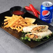 Spicy Joojeh Wrap