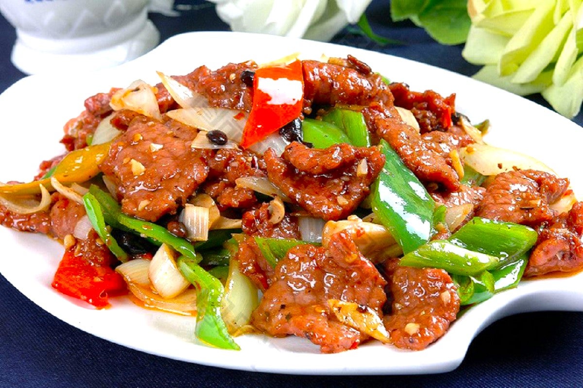 Beef in Black Bean Sauce