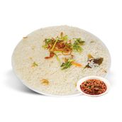 Ghee Rice With Curry